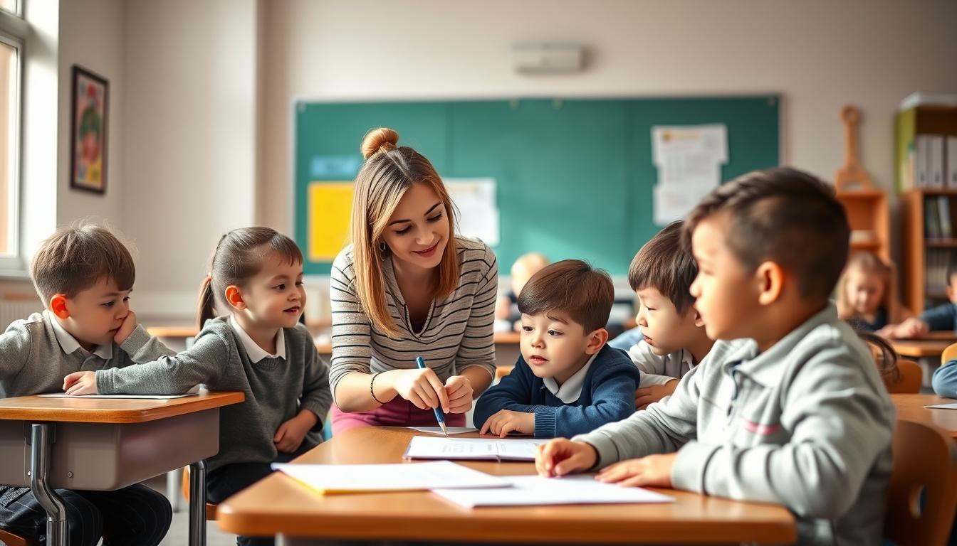 Structured study materials and learning resources on a desk
